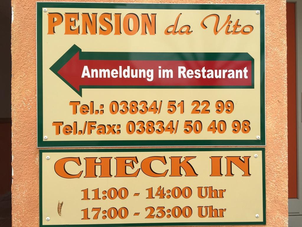 Pensione Da Vito Greifswald Exterior foto